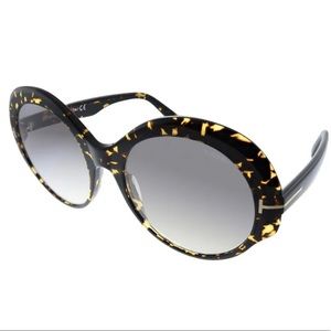 tom ford sunglasses havana cat eye